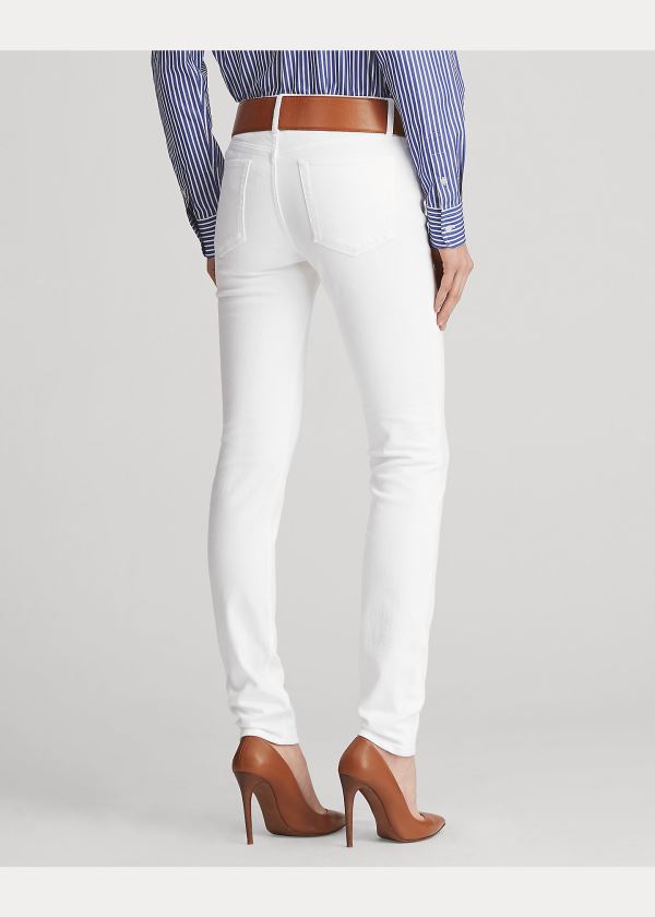 Ralph Lauren 105 Cigarette Jean Bílé | 9HnvKq1G