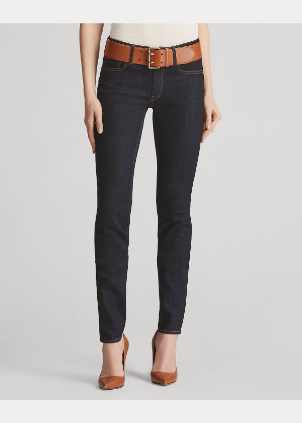 Ralph Lauren 105 Cigarette Jean Černé | L8D6S56x