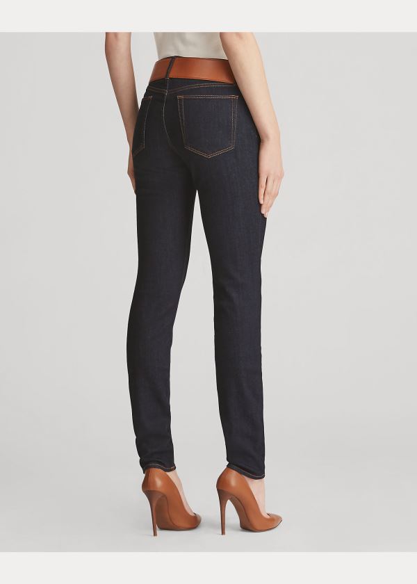 Ralph Lauren 105 Cigarette Jean Černé | L8D6S56x