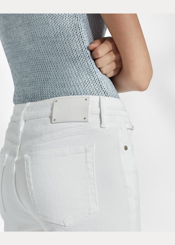 Ralph Lauren 160 Slim Jean Bílé | WC4B7mzE