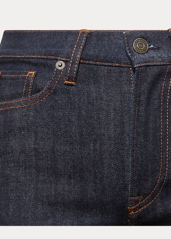 Ralph Lauren 173 Široké-Leg Jean Černé | B0Kl5Kwu