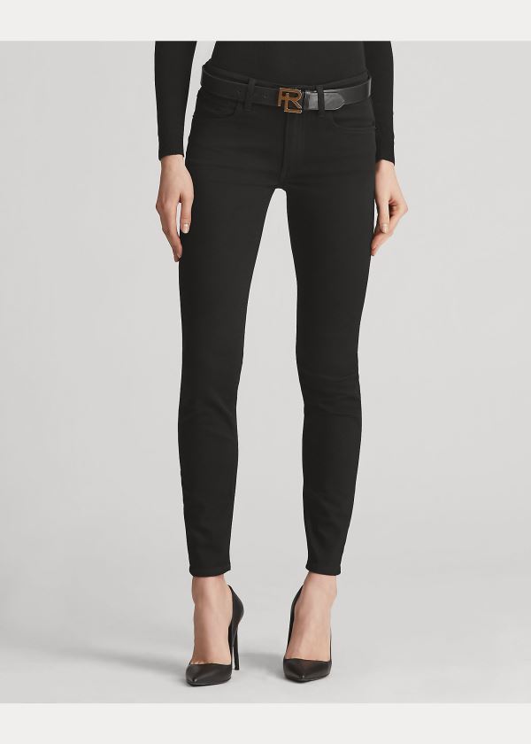 Ralph Lauren 400 Matchstick Jean Černé | gx2cZ4kJ