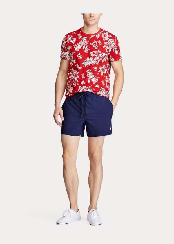 Ralph Lauren 4½-Inch Slim Fit Swim Trunk Tmavě Blankyt | 7M5BM0Oh