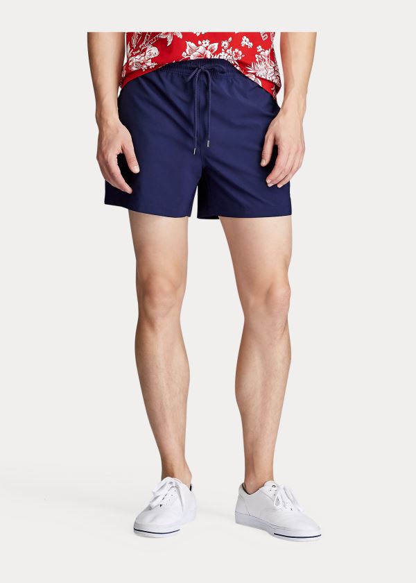 Ralph Lauren 4½-Inch Slim Fit Swim Trunk Tmavě Blankyt | 7M5BM0Oh