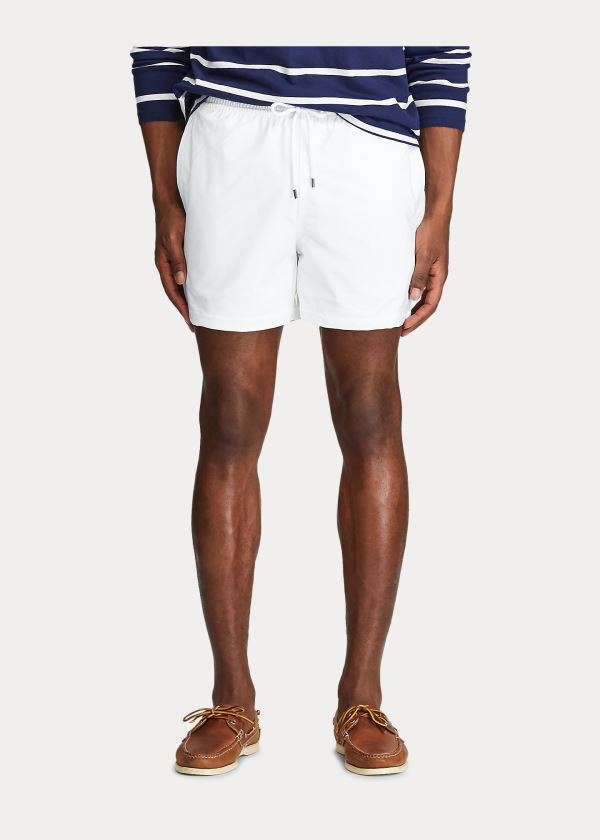 Ralph Lauren 4½-Inch Slim Fit Swim Trunk Bílé | HFHo3zkH