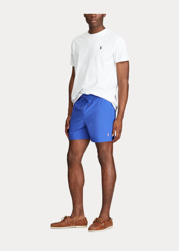 Ralph Lauren 4½-Inch Slim Fit Swim Trunk Královská Modrá Blankyt | LPItWAps