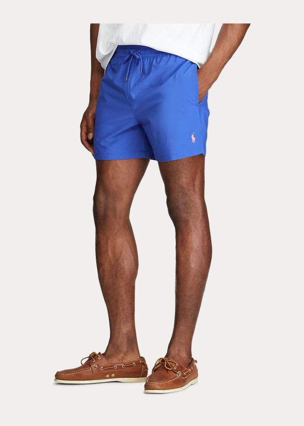 Ralph Lauren 4½-Inch Slim Fit Swim Trunk Královská Modrá Blankyt | LPItWAps
