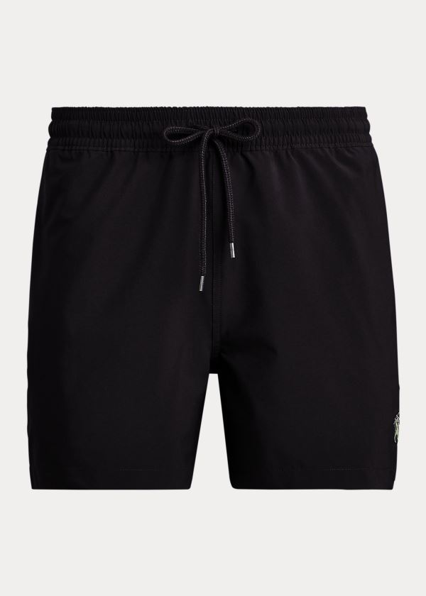 Ralph Lauren 4½-Inch Slim Fit Swim Trunk Černé | nuG59Tzo