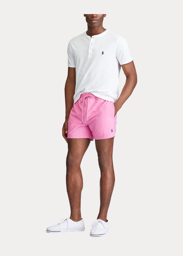 Ralph Lauren 4½-Inch Slim Fit Swim Trunk Růžové | o0aOBTfK