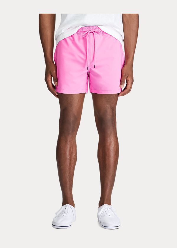 Ralph Lauren 4½-Inch Slim Fit Swim Trunk Růžové | o0aOBTfK