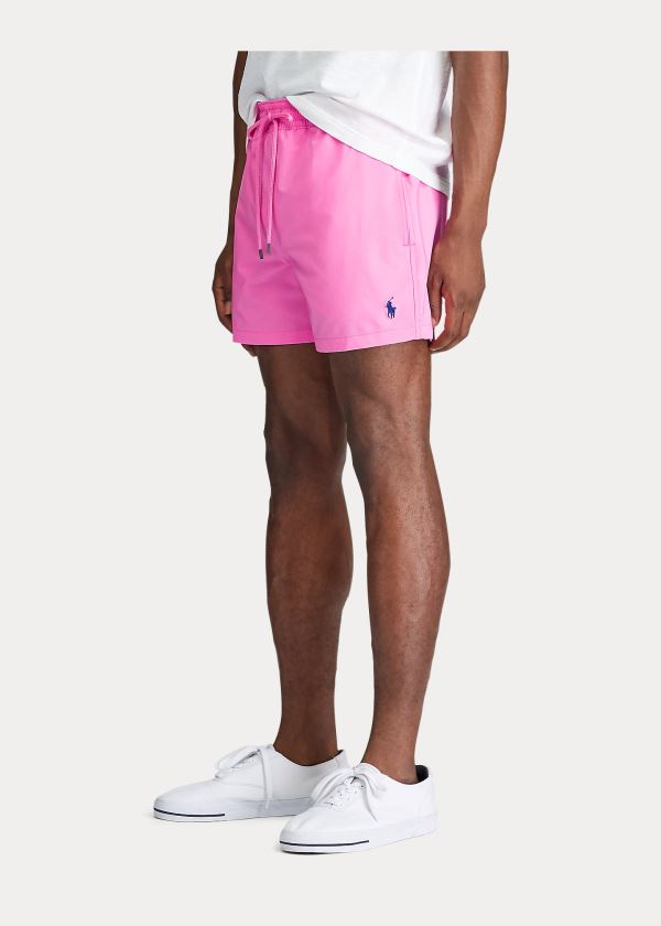 Ralph Lauren 4½-Inch Slim Fit Swim Trunk Růžové | o0aOBTfK