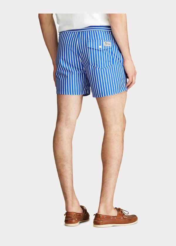 Ralph Lauren 4½-Inch Slim Fit Swim Trunk Blankyt Proužek | tLXDTkI1