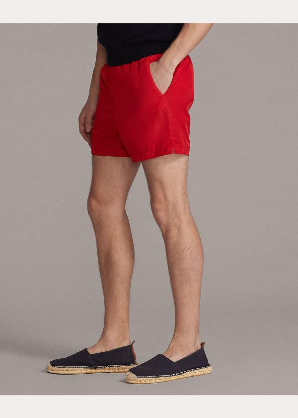 Ralph Lauren 4½-Inch Swim Trunk Červené | K5ktCr96