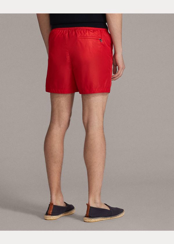 Ralph Lauren 4½-Inch Swim Trunk Červené | K5ktCr96
