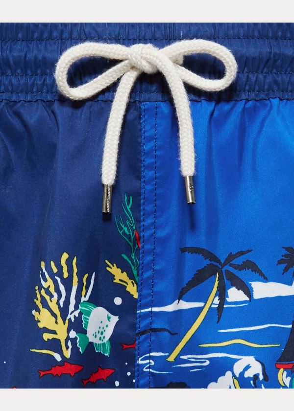 Ralph Lauren 5½-Inch Traveler Swim Trunk Tmavě Blankyt Viacfarebný | 4I7xGF7a