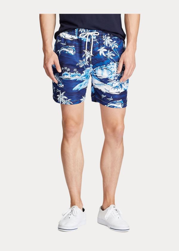 Ralph Lauren 5½-Inch Traveler Swim Trunk Blankyt Viacfarebný | DhrRWEgD