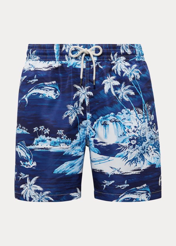 Ralph Lauren 5½-Inch Traveler Swim Trunk Blankyt Viacfarebný | DhrRWEgD