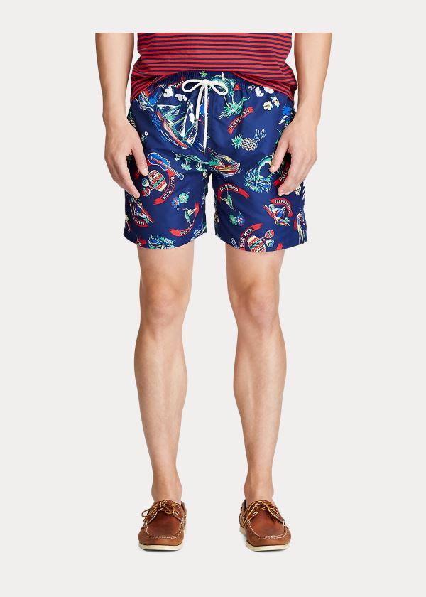 Ralph Lauren 5½-Inch Traveler Swim Trunk Tmavě Blankyt Viacfarebný | crJjzvF1
