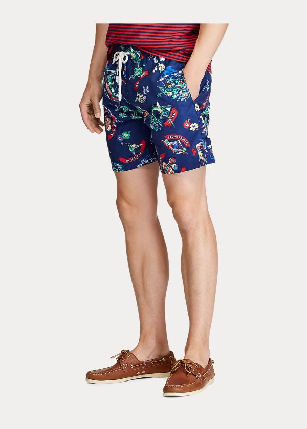 Ralph Lauren 5½-Inch Traveler Swim Trunk Tmavě Blankyt Viacfarebný | crJjzvF1