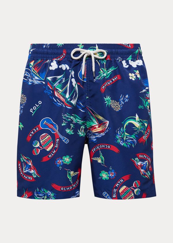 Ralph Lauren 5½-Inch Traveler Swim Trunk Tmavě Blankyt Viacfarebný | crJjzvF1