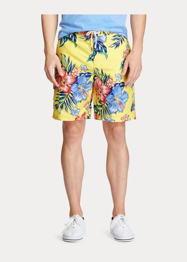Ralph Lauren 5½-Inch Traveler Swim Trunk Červené Žluté | uXmPphpN