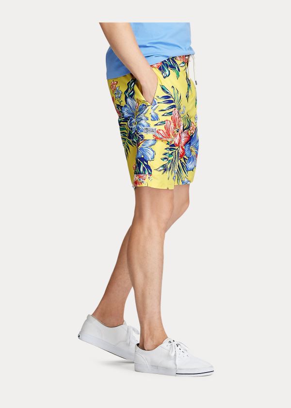 Ralph Lauren 5½-Inch Traveler Swim Trunk Červené Žluté | uXmPphpN