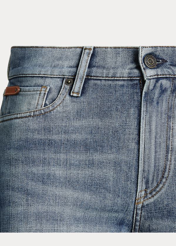 Ralph Lauren 861 High-Rise Skinny Jean Blankyt Blankyt Světle Modré | NQUNAtat