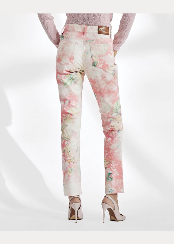 Ralph Lauren 861 High-Rise Skinny Jean Růžové Viacfarebný | 0RD7ztW3