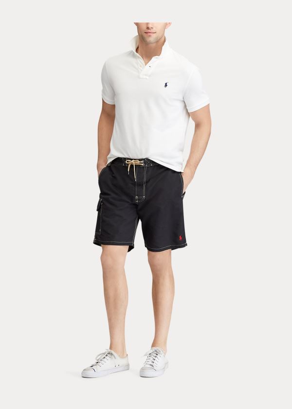 Ralph Lauren 8½-Inch Kailua Swim Trunk Černé | 6OxkLgcn