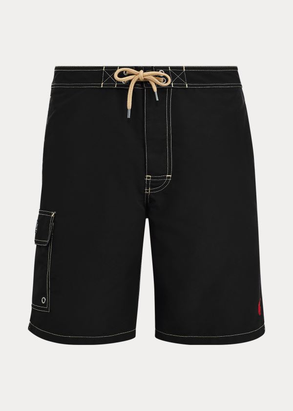 Ralph Lauren 8½-Inch Kailua Swim Trunk Černé | 6OxkLgcn