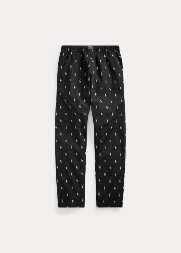 Ralph Lauren Allover Pony Pajama Pant Černé | s5OkjUfY