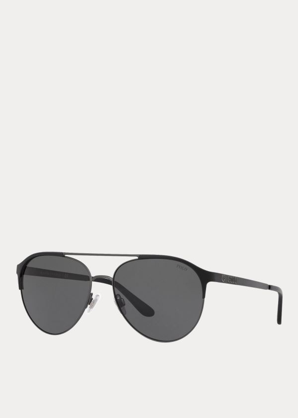 Ralph Lauren American Sportovní Sunglasses Černé | fZOY0Zxu