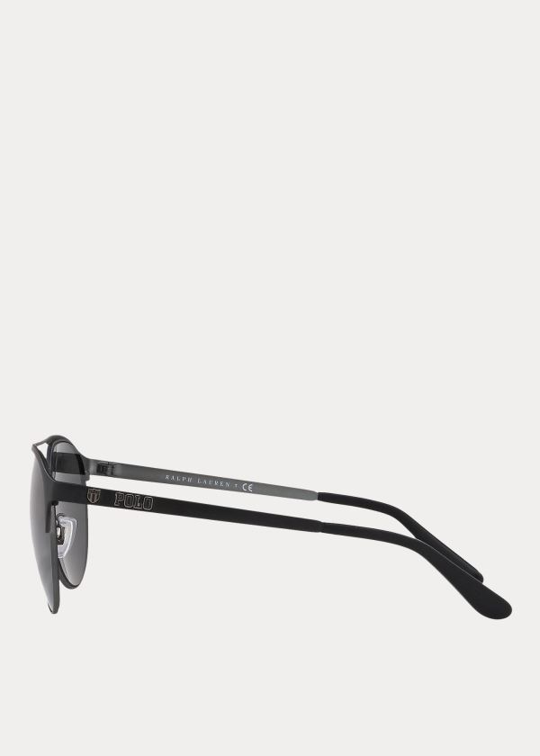 Ralph Lauren American Sportovní Sunglasses Černé | fZOY0Zxu