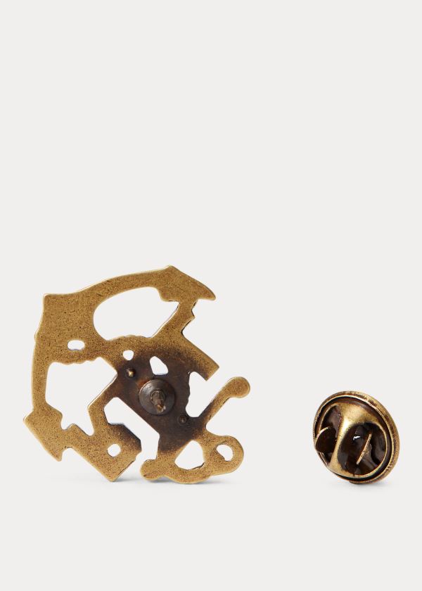 Ralph Lauren Anchor Pin Zlaté | qk2AQeAj