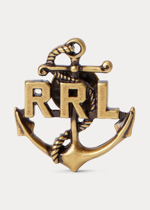Ralph Lauren Anchor Pin Zlaté | qk2AQeAj