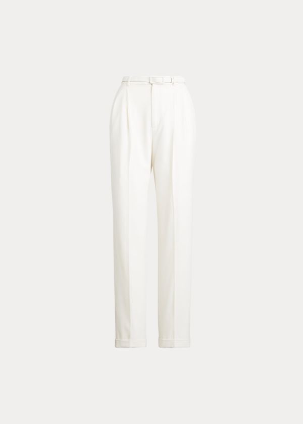 Ralph Lauren Andela Wool-Blend Pant Krém | ajexj6nd