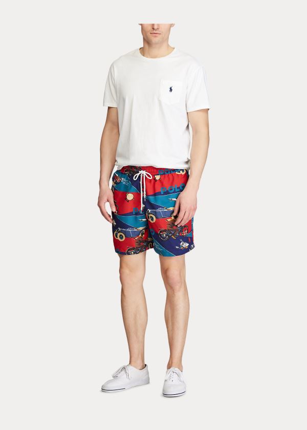 Ralph Lauren Art Deco-Print Swim Trunk Viacfarebný | B0TQe2GM