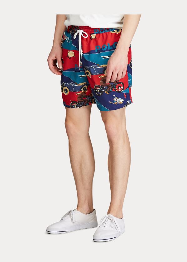 Ralph Lauren Art Deco-Print Swim Trunk Viacfarebný | B0TQe2GM