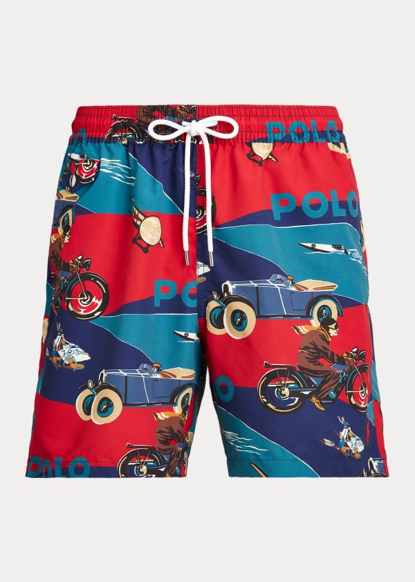 Ralph Lauren Art Deco-Print Swim Trunk Viacfarebný | B0TQe2GM