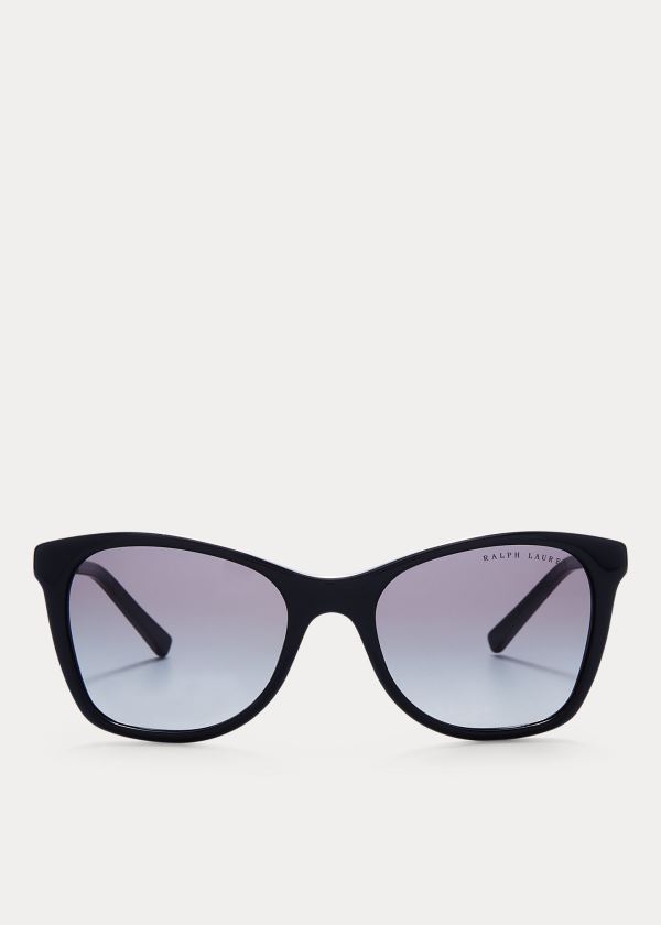 Ralph Lauren Art Deco Square Sunglasses Černé | QELfyiG5