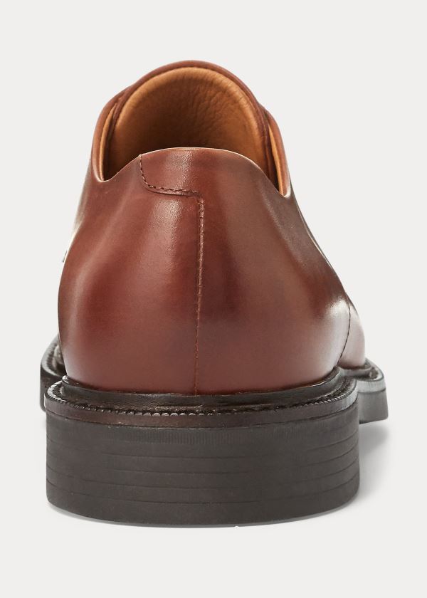 Ralph Lauren Asher Monk-Páskové Shoe Hnědé | fsPkNCpE