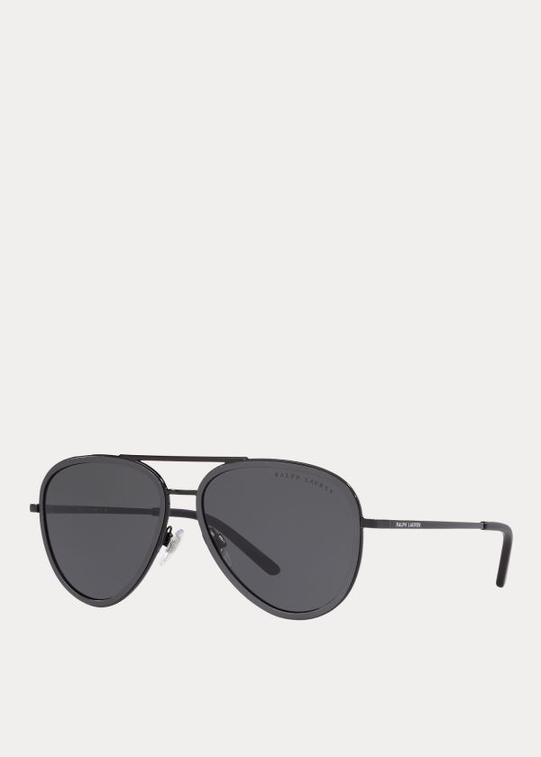 Ralph Lauren Automotive Pilot Sunglasses Černé | LQwinUo4