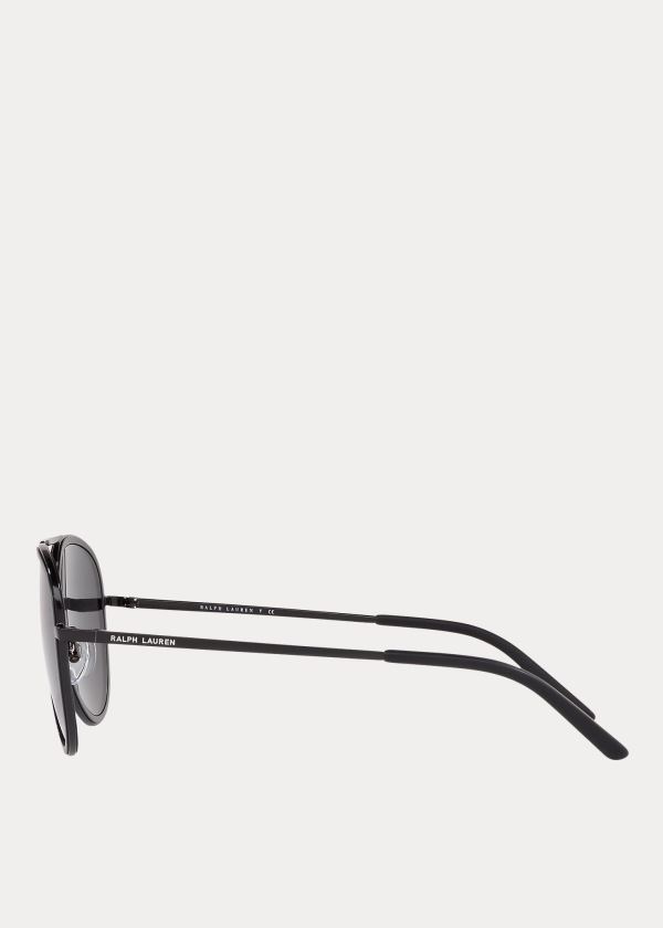 Ralph Lauren Automotive Pilot Sunglasses Černé | LQwinUo4