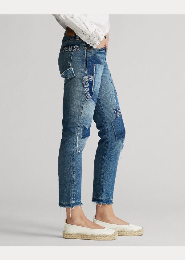 Ralph Lauren Avery Boyfriend Jean Blankyt Blankyt Světle Modré | s1EwRfHj