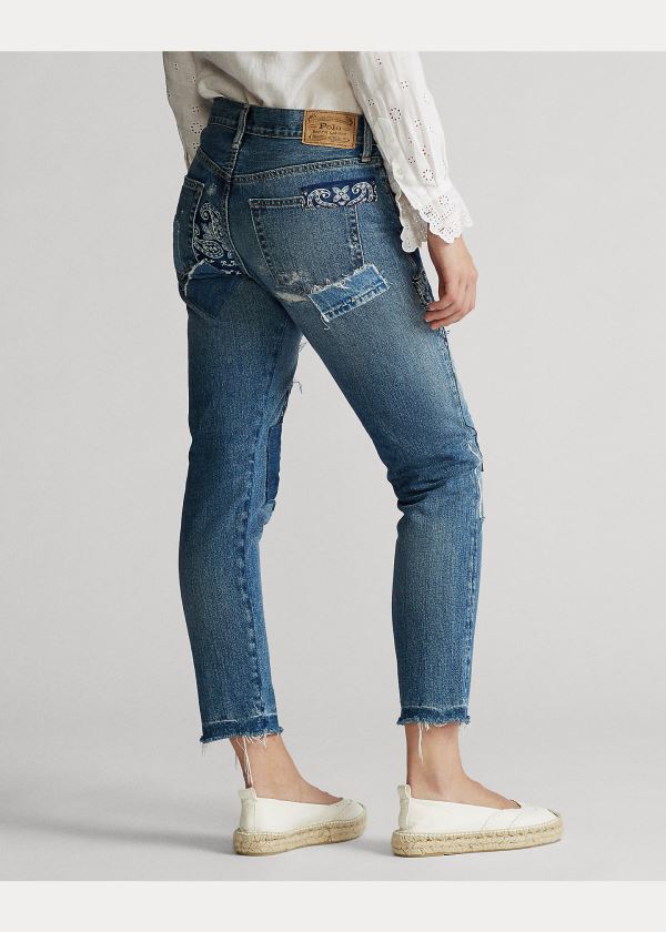 Ralph Lauren Avery Boyfriend Jean Blankyt Blankyt Světle Modré | s1EwRfHj