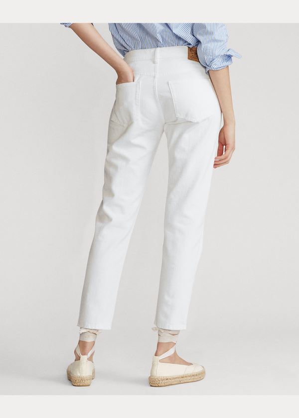 Ralph Lauren Avery Boyfriend Jean Bílé | xbhxMjfq