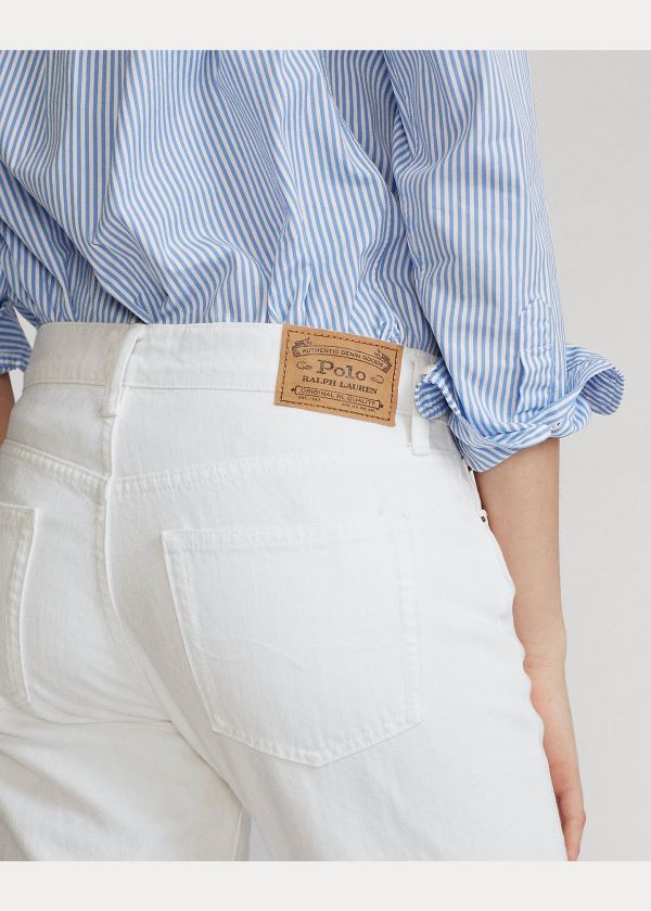 Ralph Lauren Avery Boyfriend Jean Bílé | xbhxMjfq