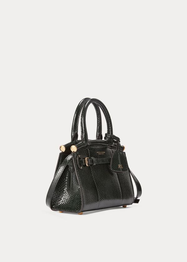 Ralph Lauren Ayers Mini RL50 Handbag Zelene | RO8VU8Zb