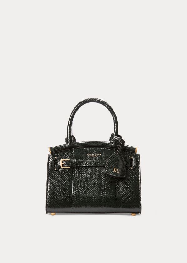 Ralph Lauren Ayers Mini RL50 Handbag Zelene | RO8VU8Zb