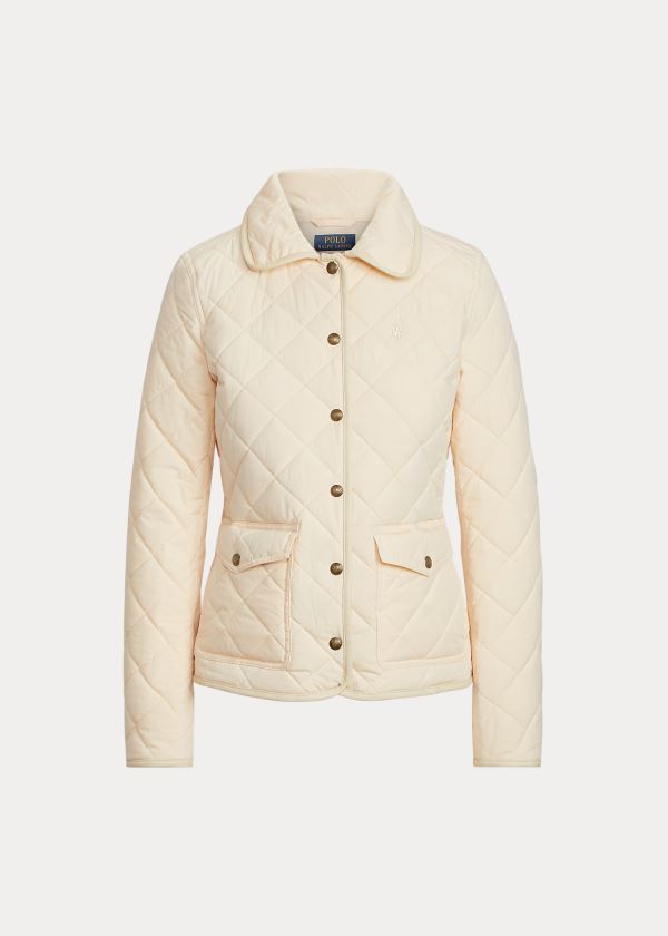 Ralph Lauren Bavlněné-Blend Barn Jacket Krém | Zjm4r544